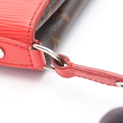 Louis Vuitton Shoulder Bag Saint Michel Coquelicot Canvas — view 11