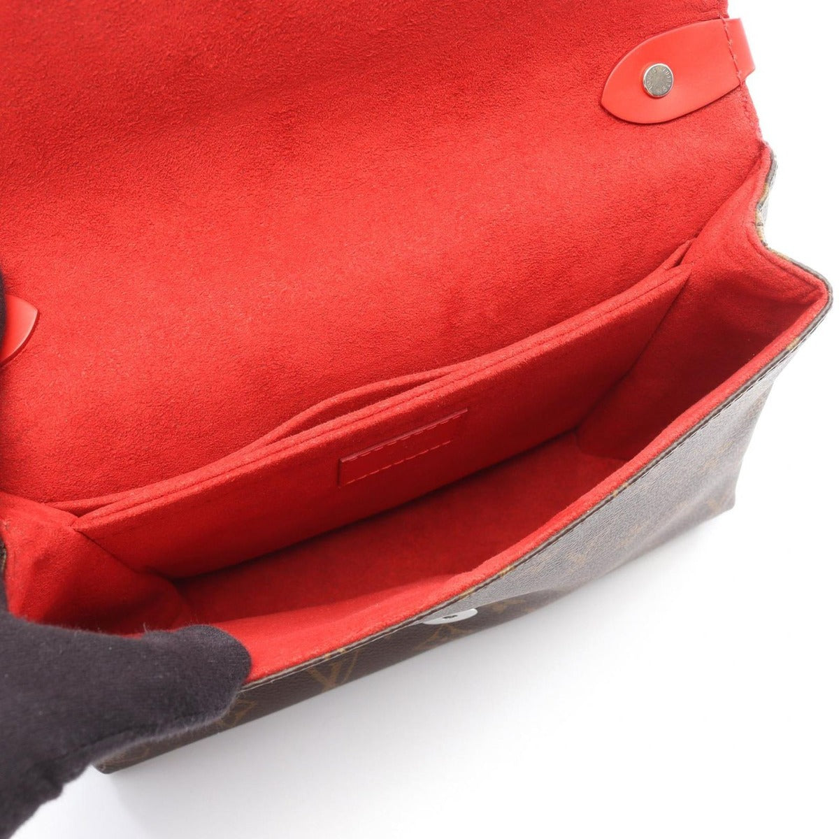Louis Vuitton Shoulder Bag Saint Michel Coquelicot Canvas — view 3