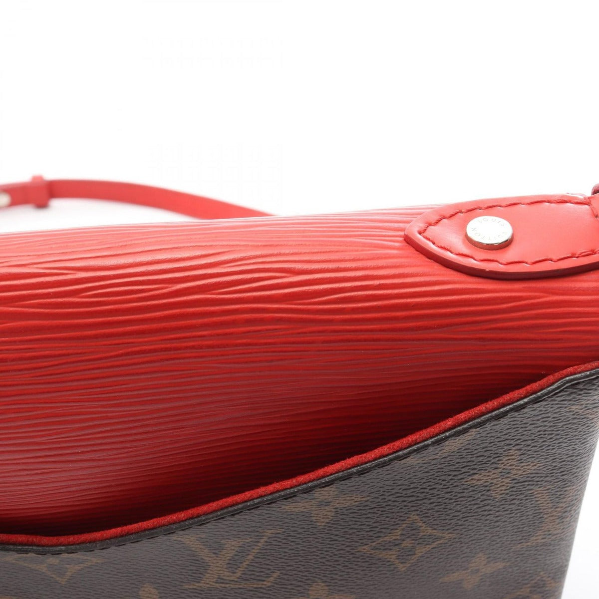 Louis Vuitton Shoulder Bag Saint Michel Coquelicot Canvas — view 10
