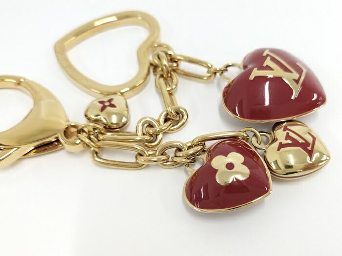 Louis Vuitton Bijoux Sac Cool Key Charm GP Heart M65759