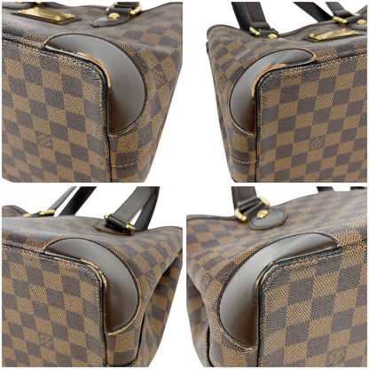 Louis Vuitton Louis Vuitton Damier Leather Ebène Hampstead PM Mini Tote Handbag