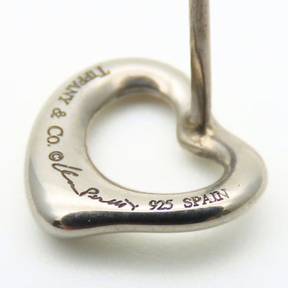 Tiffany & Co Earrings Open Heart 925 Silver Approx 2.1g Silver Elsa Peretti