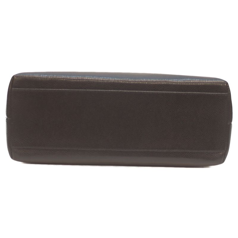 Chanel No 5 Black Caviar Ghardware Top Handle Handbag Black Ladies