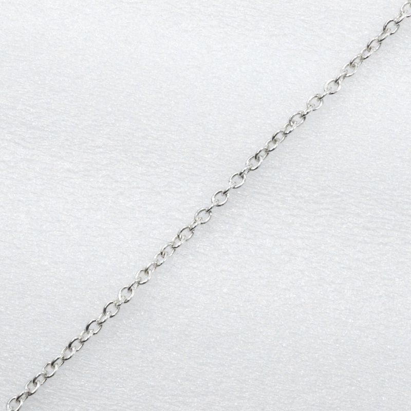 Tiffany & Co Open Heart Elsa Peretti 925 Silver Ladies 4.8g Necklace