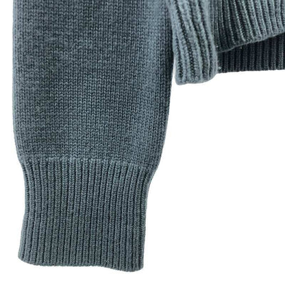 Celine - Phoebe Period Cashmere Blend V-neck Chunky Knit - S - Blue - Women's
