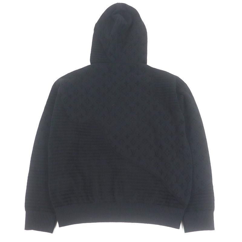 Louis Vuitton 25SS 1ahcmw Graphic Jacquard Hoodie Monogram Pullover Knit Hoodie