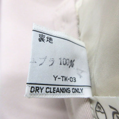 Christian DIOR Flared Center Pleated Skirt Bottoms Vintage M Pink Women's Used