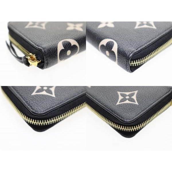 Louis Vuitton Zippy Wallet Bicolor Monogram Empreinte Leather Round Zip — view 4