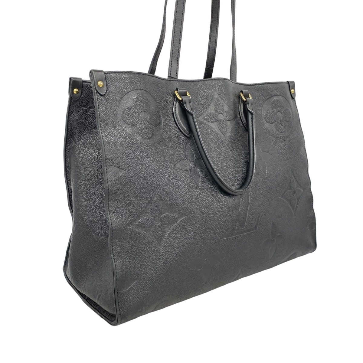 Louis Vuitton Tote Monogram Empreinte On The Go GM Noir 2-Way — view 2