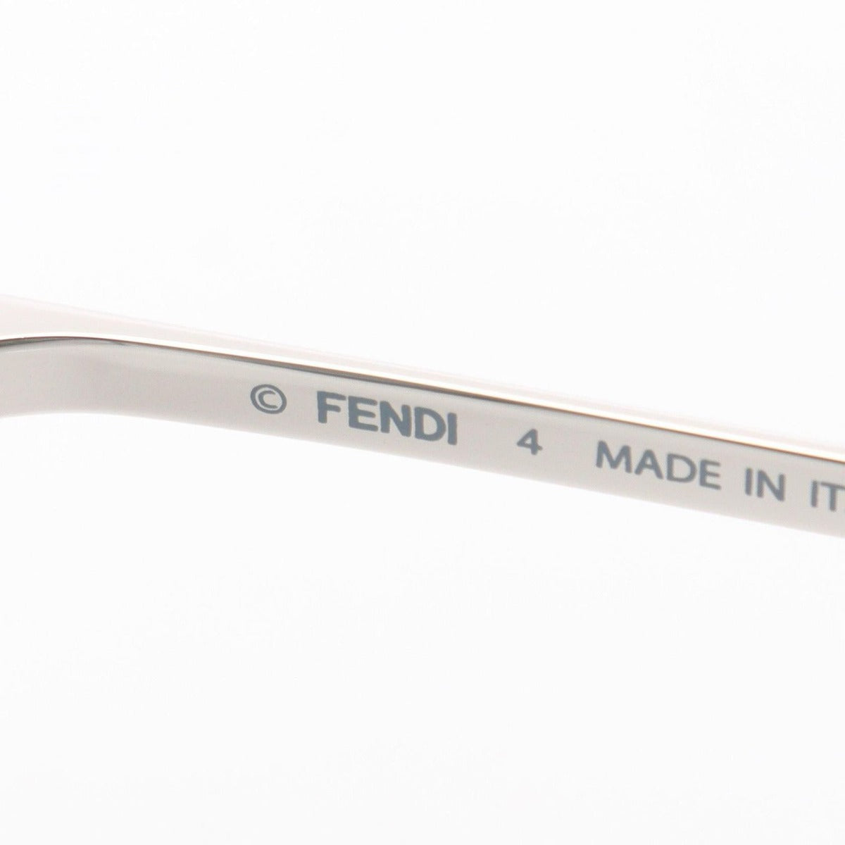 Fendi Sunglasses FF Pattern Silver Brown — view 4