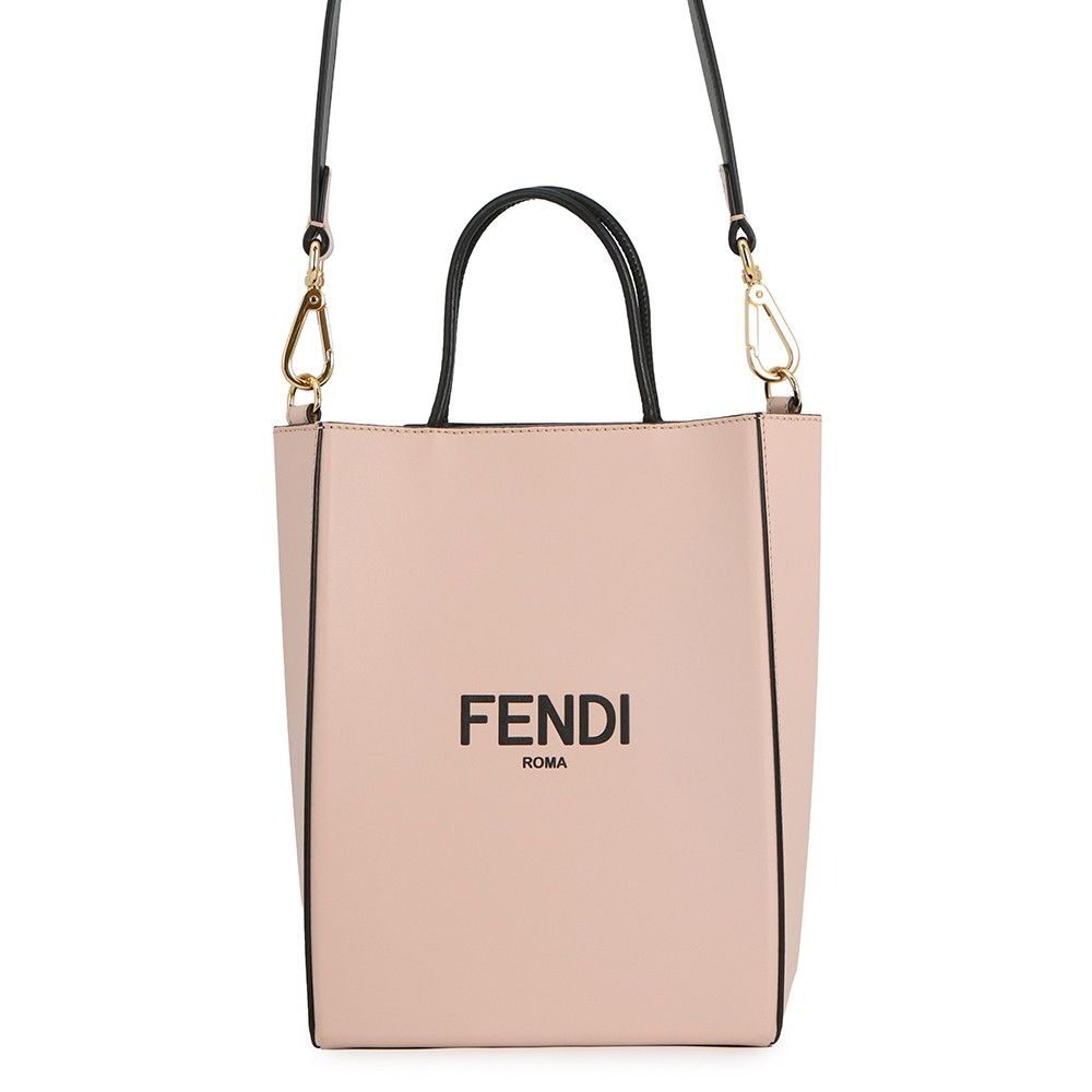 Fendi Shopping Small 2-Way Shoulder Bag Black