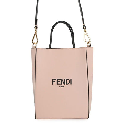 Fendi Shopping Small 2-Way Shoulder Bag Black