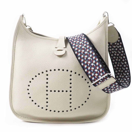 Hermes Evelyn 3PM Beton Silver Hardware Sangle Zigzag Taurillon Clemence