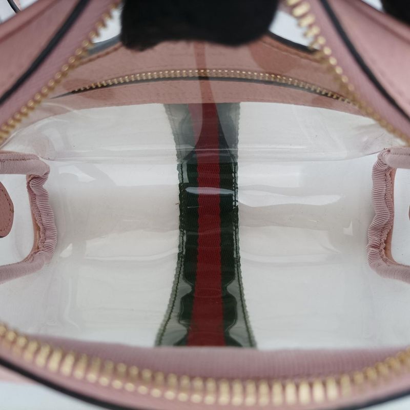 Gucci Ophidia Pink And Multicolor PVC And Leather 517350