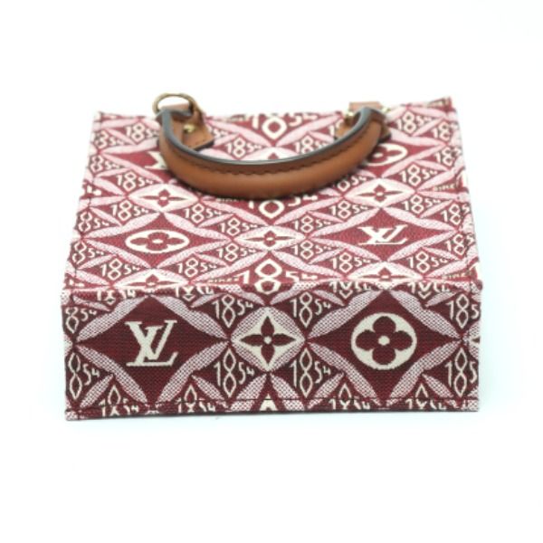 Louis Vuitton M69846 Jacquard Leather Petite Sac Pla Monogram Shoulder Bag
