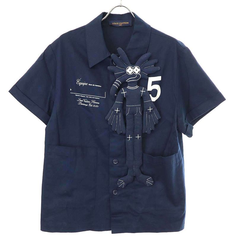 Louis Vuitton 21ss the Adventures of Friend Zoom and Friends Short Sleeve Shirt