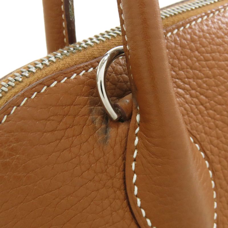 Hermes Bolide 31 Gold Silver Hardware Handbag Taurillon Women
