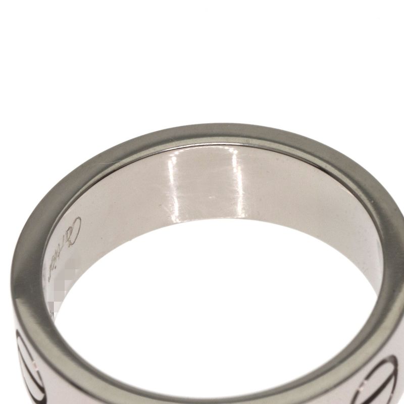 Cartier Love Ring #51 Ring - 18K White Gold Ladies