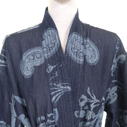 Christian DIOR 122v28a3389 100% Cotton BEE Embroidery Kimono-style Half-sleeved