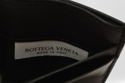 Bottega Veneta Card Case Business Card Holder Bottega Veneta Leather Black