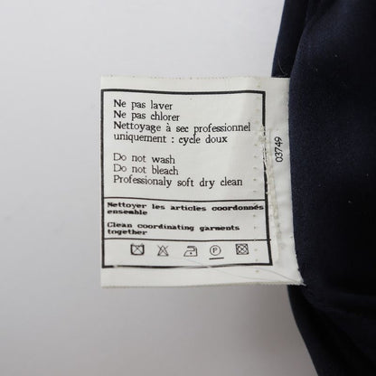 Chanel Wool Navy Women's Skirt