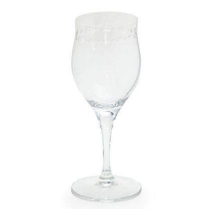 Tiffany & Co Glass Swing Pair Of Glass Transparent Wine Glasses Set Of 2