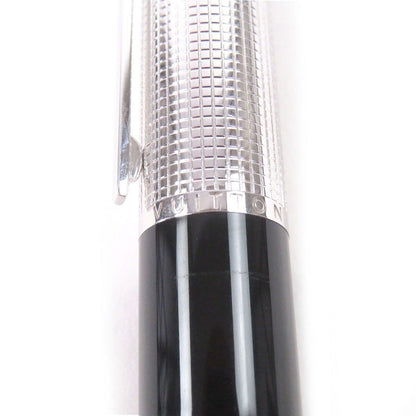 Louis Vuitton Doc Lacquer Nib 18k Cap Fountain Pen Black Silver — view 7