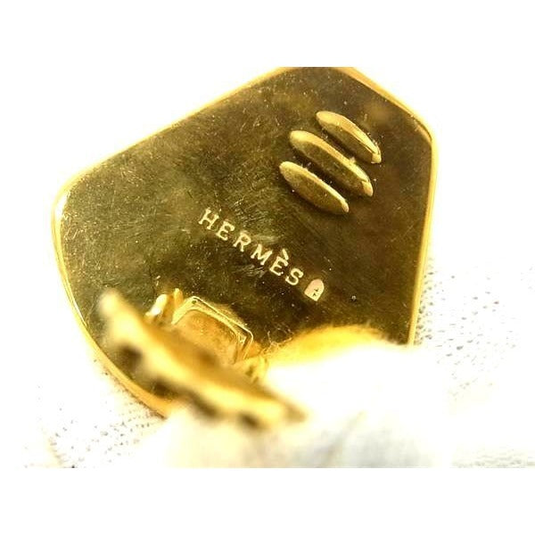 Hermes Earrings Enamel Gold Multicolor Metal Cloisonne — view 2