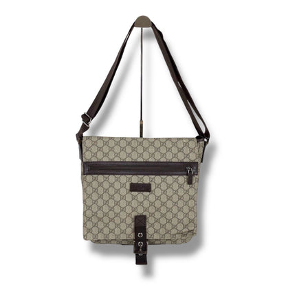 Gucci GG Supreme Cross Brown Leather — view 14
