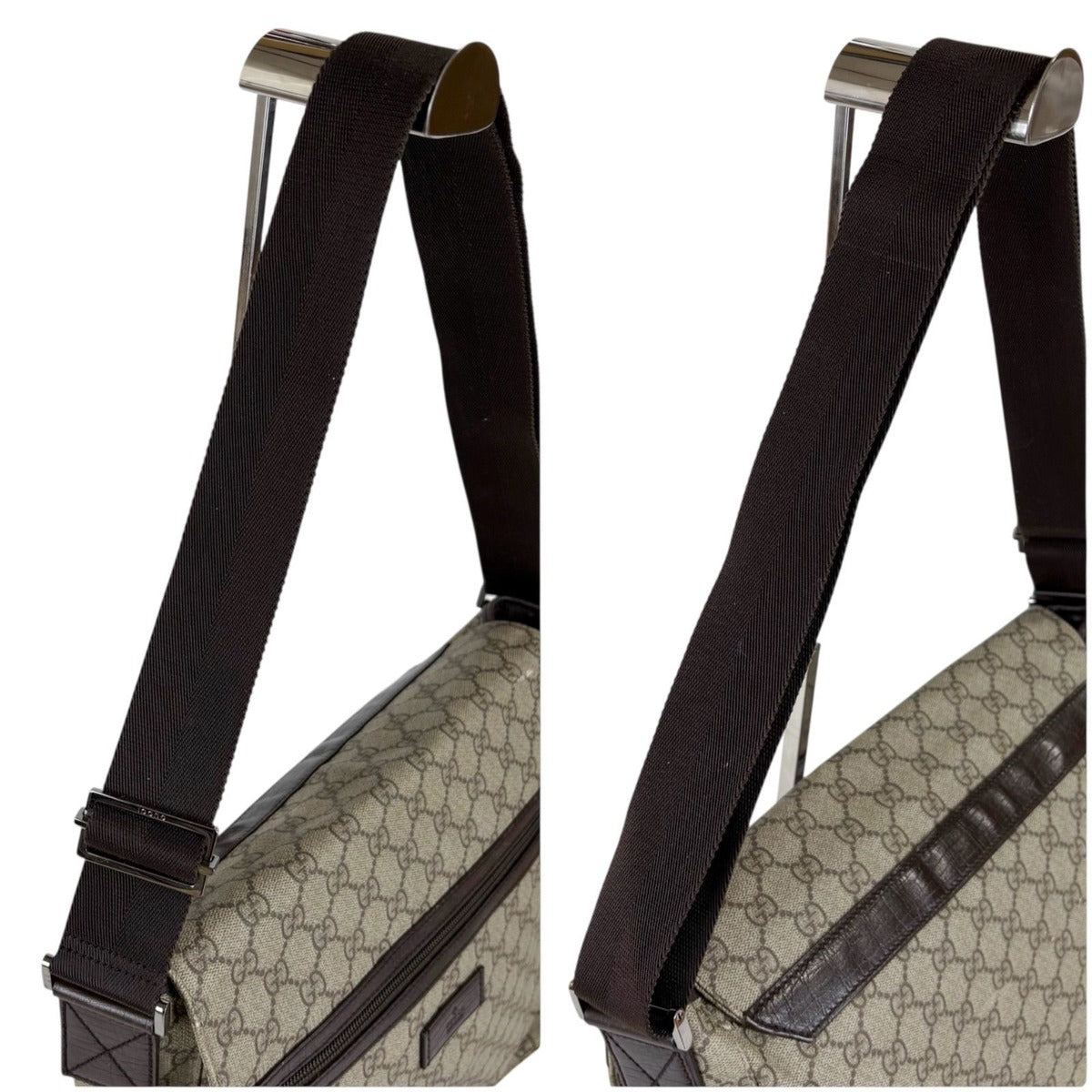 Gucci GG Supreme Cross Brown Leather — view 10