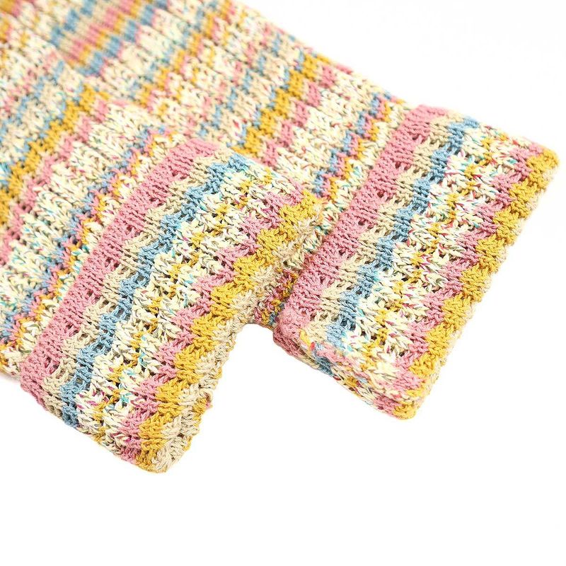 Chanel Multicolor Knit Riders Jacket P55716k07317 Mix 36