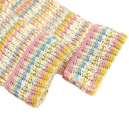 Chanel Multicolor Knit Riders Jacket P55716k07317 Mix 36