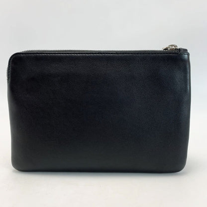 Balenciaga Leather Black Pouch