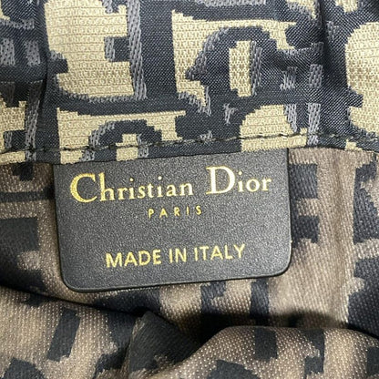 Dior/christian Dior Tote Bag - Pink X Navy X Multi Dior Oblique Embroidery/mesh