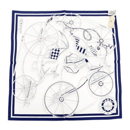 Hermes Gavroche 45 Scarf Voitures En Equilibre Silk Daisuke Nomura