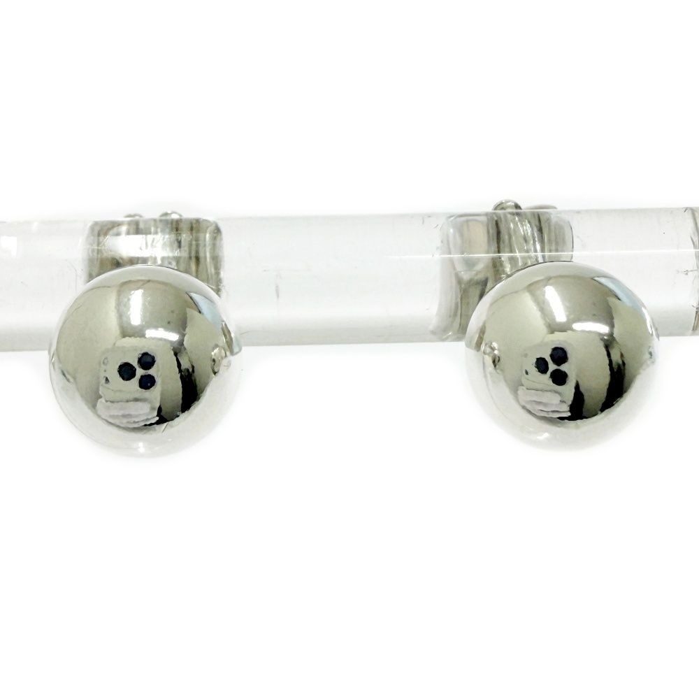 Tiffany & Co Silver Ball Earrings 925 Engraved