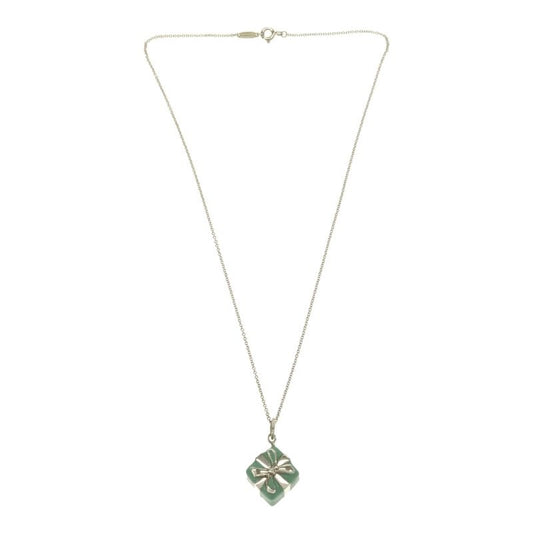 Tiffany & Co Necklace Blue Box Gift Enamel Finish 925 Silver