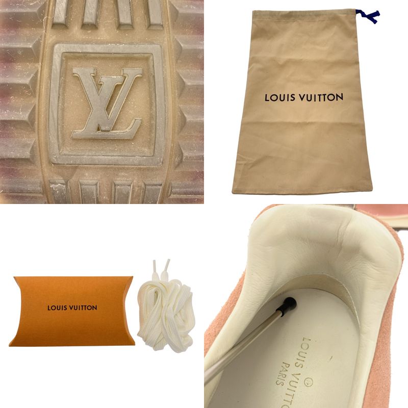 Louis Vuitton - Suede Leather Runaway LV Circle Logo Sneakers - 38 - Bordeaux