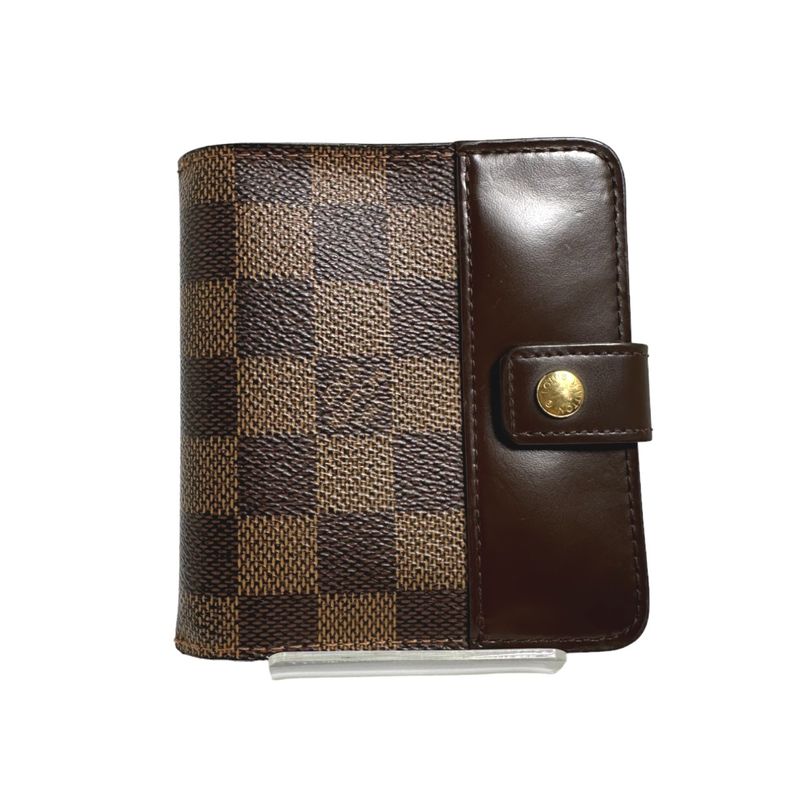 Louis Vuitton N61668 Damier Wallet With Zipped Pocket For Cards Compact Zipped