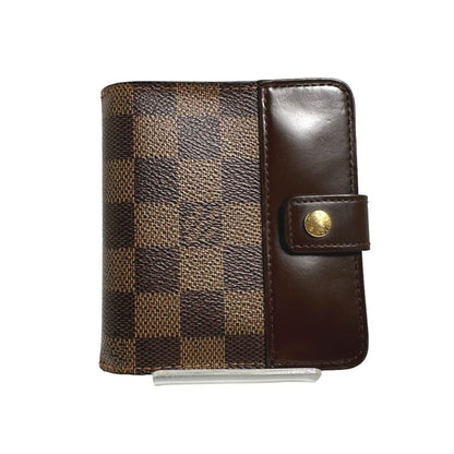 Louis Vuitton N61668 Damier Wallet With Zipped Pocket For Cards Compact Zipped