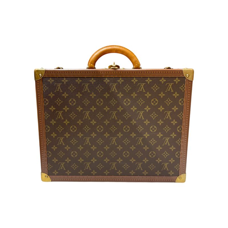 Louis Vuitton ⑤ M21325 Bisten 60 M21325 Trunk Monogram Unisex Brown FREE