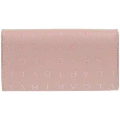 Bulgari Leather Pink Long Wallet 1209 Bvlgari