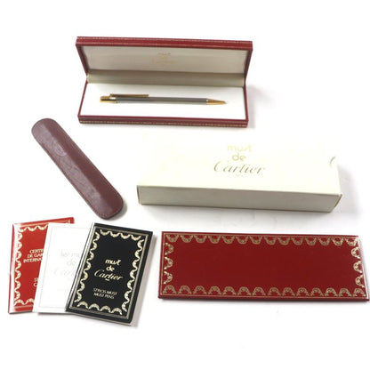 Cartier Love De Cartier Ballpoint Pen With Hairline And Logo Engraving Silver