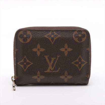Louis Vuitton Monogram Zippy Coin Purse Zippy Wallet Round Zip Compact Wallet