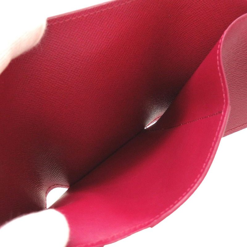 Louis Vuitton Epi M62171 Portefeuille Victorine Compact Wallet Fuchsia Trifold