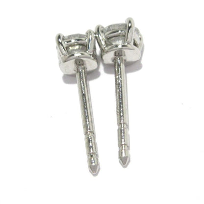 Tiffany & Co Earrings Solitaire Pt950 X Diamonds 2 Total Diamonds (1 Diamond