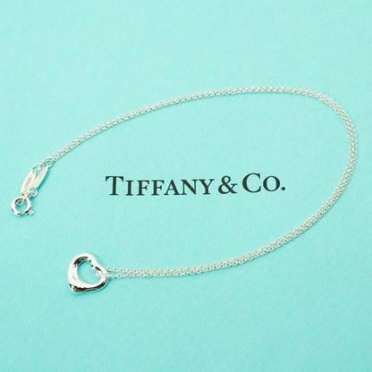 11mm (0.43in) Tiffany & Co Small Open Heart Necklace 24-5792s