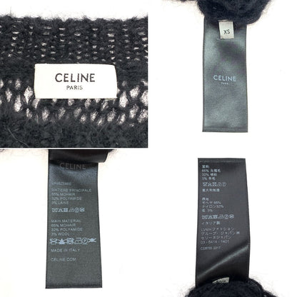 Celine Men's Knit Sweater Size XS 22a99z586s Black