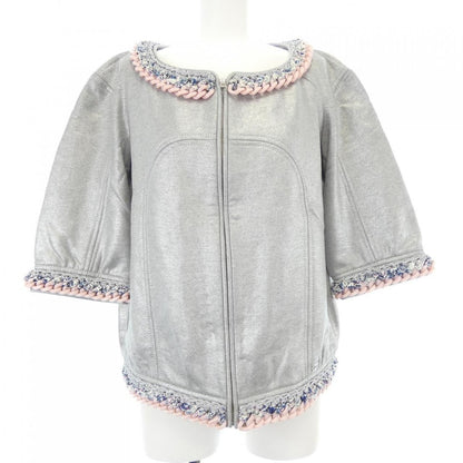 Chanel Jacket Silver 36
