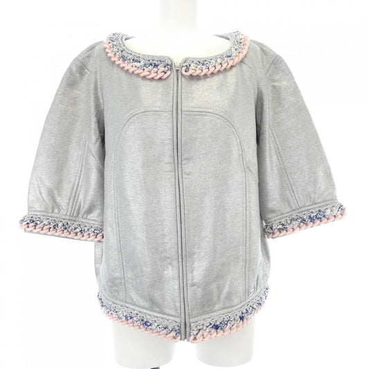 Chanel Jacket Silver 36